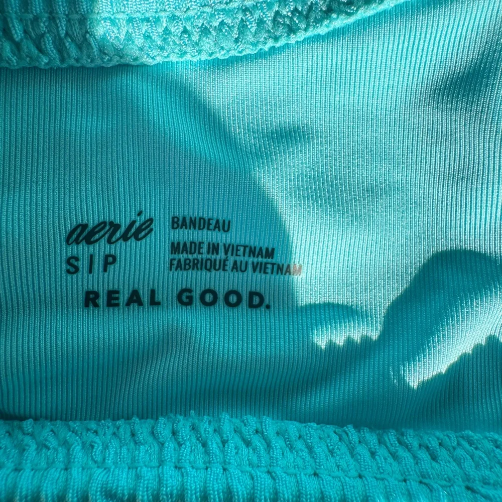Aerie One-Shoulder Blue Bandeau